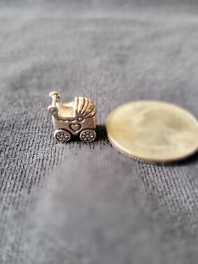 Pandora Silver Baby Carriage Charm -